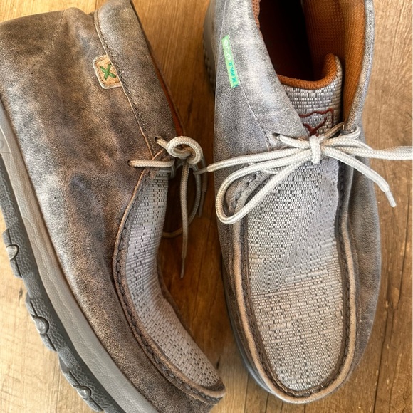 Twisted X ECO Chukka Driving Moc Shoes Gray main image 7